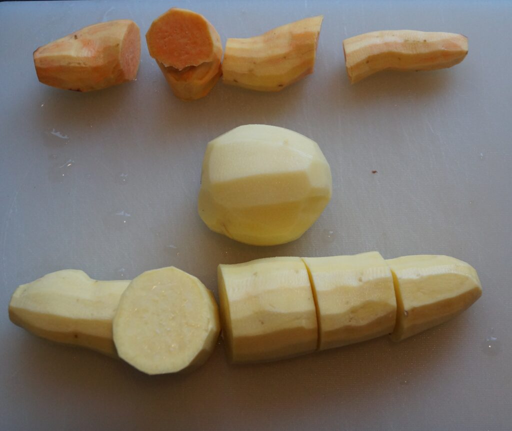Sammenligning af sødekartoflerne